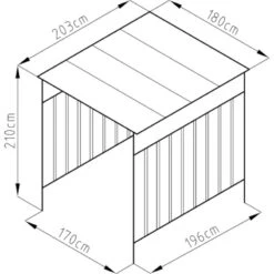 Abri à Vélos En Acier Thermolaqué Gris Anthracite 3,6m² Westmann 13 Abri à Vélos En Acier Thermolaqué Gris Anthracite 3,6m² Westmann -Jardin Soldes abri a velos en acier thermolaque gris anthracite 36m westmann 5