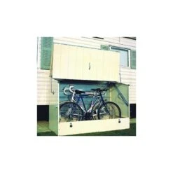 Abri à Vélos En Métal 1750L Anthracite 1,74m² + Kit D'ancrage TRIMETALS -Jardin Soldes abri a velos en metal 1750l anthracite 174m trimetals 3