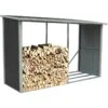 Abri Buches En Métal Anthracite 6 Stères X-metal -Jardin Soldes abri buches en metal anthracite 6 steres x metal