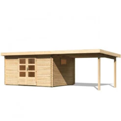 Abri De Jardin 11,49m² En Bois Massif 40mm Trittau 5 Avec Appentis 330cm – Karibu 10 Abri De Jardin 11,49m² En Bois Massif 40mm Trittau 5 Avec Appentis 330cm – Karibu -Jardin Soldes abri de jardin 1149m en bois massif 40mm trittau 5 avec appentis 330cm woodfeeling 2