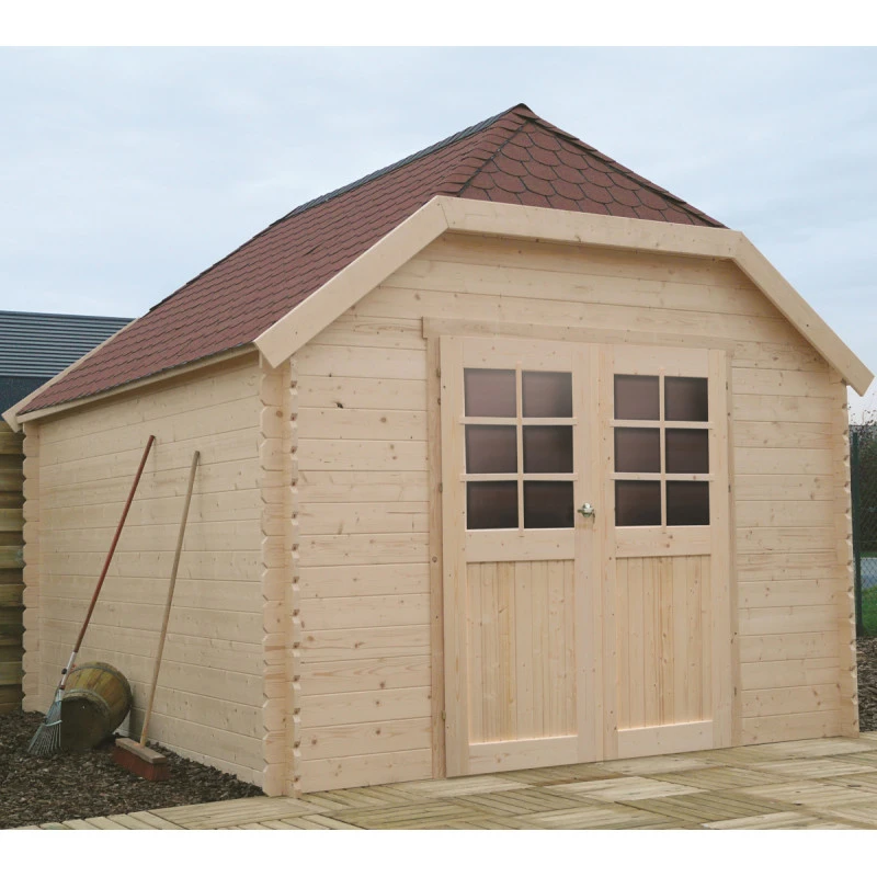Abri De Jardin 11,56m² Limerick En Bois Massif PEFC 28mm + Shingles - SOLID 4 Abri De Jardin 11,56m² Limerick En Bois Massif PEFC 28mm + Shingles - SOLID – Image 2