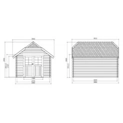 Abri De Jardin 11,56m² Limerick En Bois Massif PEFC 28mm + Shingles - SOLID 7 Abri De Jardin 11,56m² Limerick En Bois Massif PEFC 28mm + Shingles - SOLID -Jardin Soldes abri de jardin 1156m limerick en bois massif pefc 28mm shingles solid 2