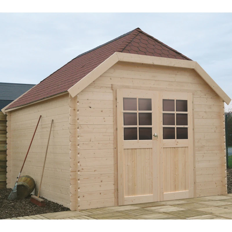 Abri De Jardin 11,56m² Limerick En Bois Massif PEFC 28mm + Shingles - SOLID 3 Abri De Jardin 11,56m² Limerick En Bois Massif PEFC 28mm + Shingles - SOLID