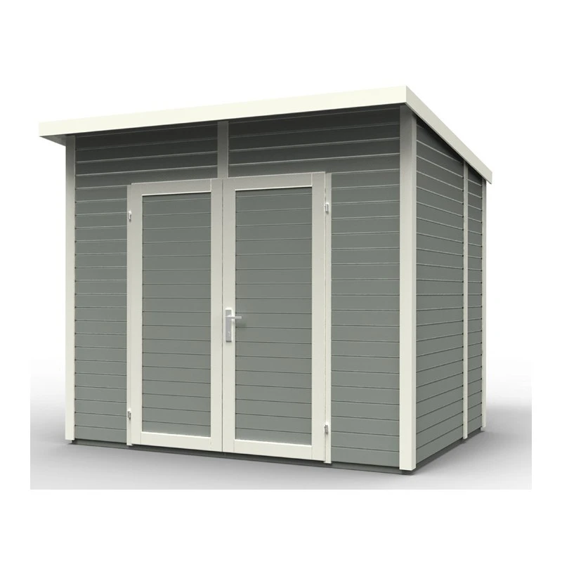 Abri De Jardin 4,31m² Skur 4 + Plancher Traité Peint Gris Baltic 3 Abri De Jardin 4,31m² Skur 4 + Plancher Traité Peint Gris Baltic