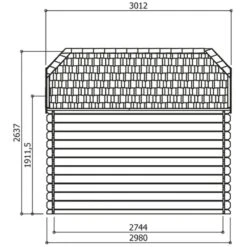 Abri De Jardin 5,90m² Galway En Bois Massif PEFC 28mm + Shingles - SOLID 7 Abri De Jardin 5,90m² Galway En Bois Massif PEFC 28mm + Shingles - SOLID -Jardin Soldes abri de jardin 590m galway en bois massif pefc 28mm shingles solid 2