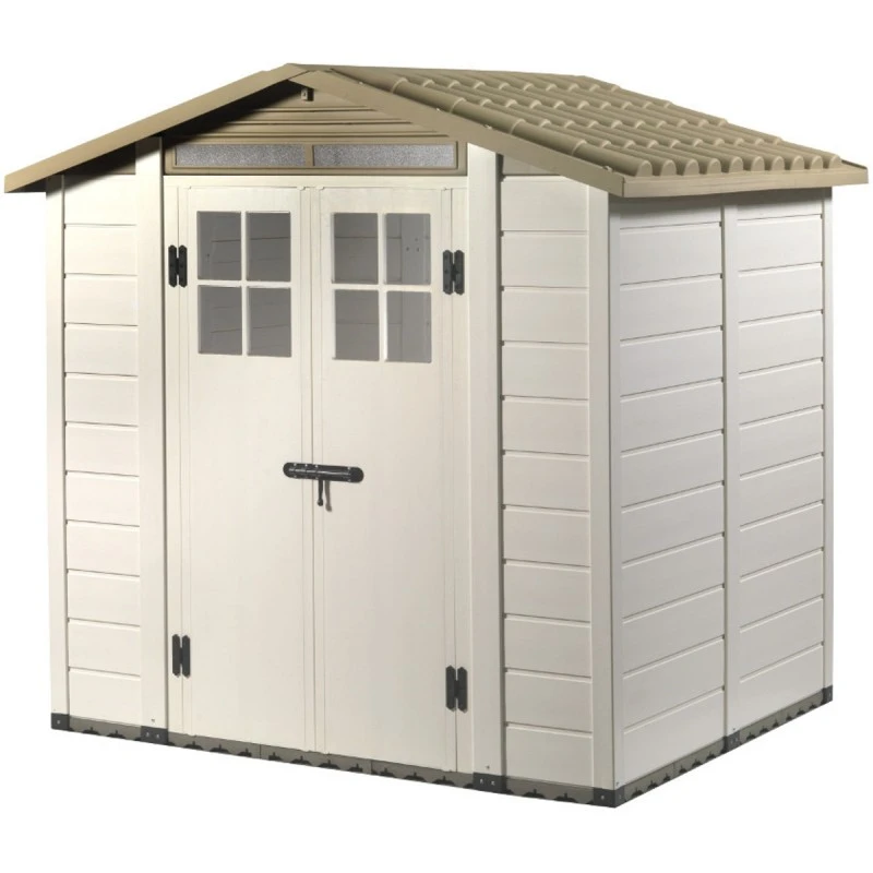 Abri De Jardin 6,03m² En PVC Avec Plancher Evo Tuscany 240 – Garofalo 5 Abri De Jardin 6,03m² En PVC Avec Plancher Evo Tuscany 240 – Garofalo – Image 3