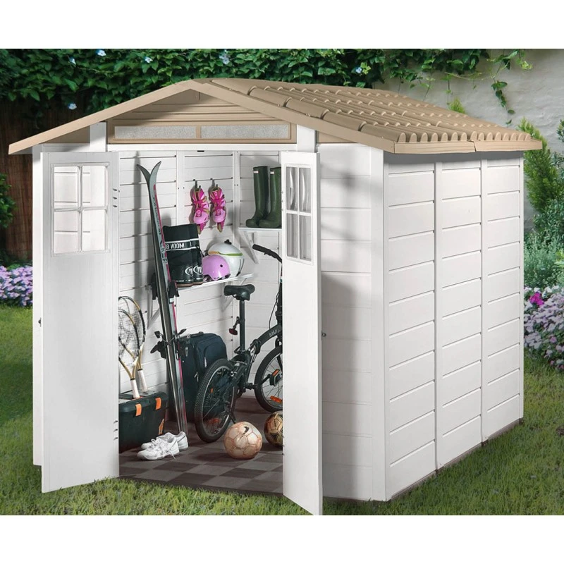Abri De Jardin 6,03m² En PVC Avec Plancher Evo Tuscany 240 – Garofalo 3 Abri De Jardin 6,03m² En PVC Avec Plancher Evo Tuscany 240 – Garofalo