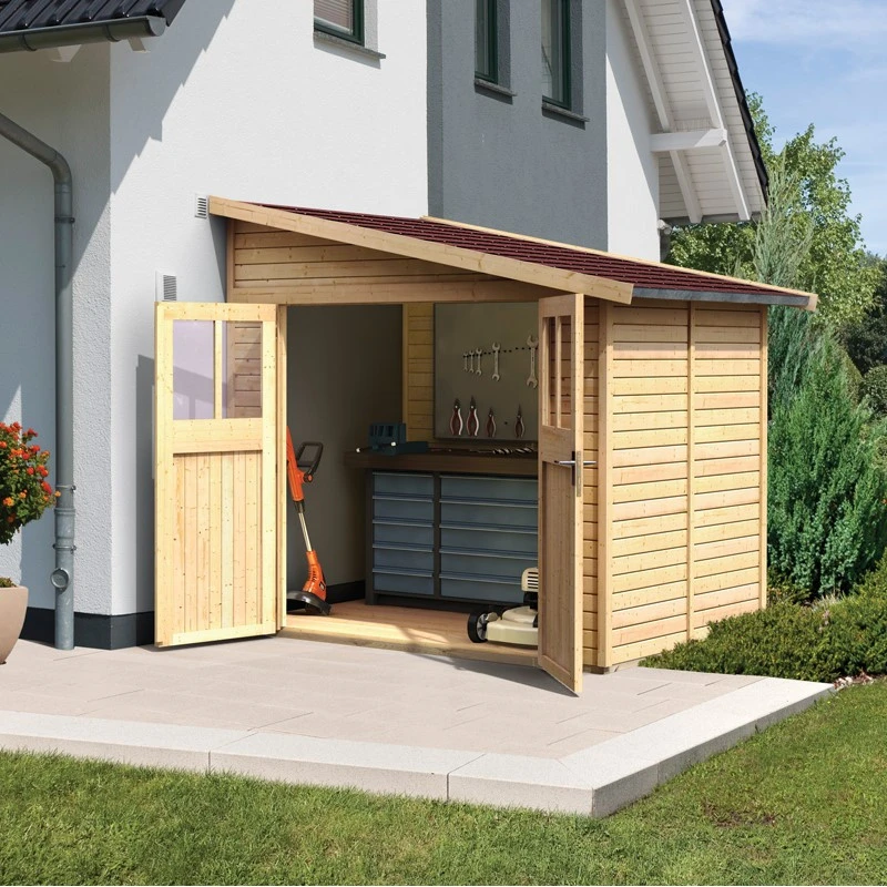 Jardin Soldes -Jardin Soldes abri de jardin adosse en bois certifie 418m bomlitz 2 karibu
