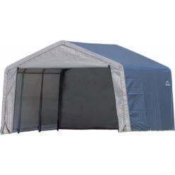 Abri De Jardin Démontable 13m² En Acier Et Polyéthylène Gris – Shelter Logic -Jardin Soldes abri de jardin demontable 13m en acier et polyethylene gris shelter logic 1