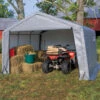 Abri De Jardin Démontable 13m² En Acier Et Polyéthylène Gris – Shelter Logic 1 Abri De Jardin Démontable 13m² En Acier Et Polyéthylène Gris – Shelter Logic -Jardin Soldes abri de jardin demontable 13m en acier et polyethylene gris shelter logic
