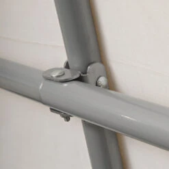 Abri De Jardin Démontable 9m² à Toit Arrondi En Acier Et Polyéthylène Gris – Shelter Logic -Jardin Soldes abri de jardin demontable 9m a toit arrondi en acier et polyethylene gris shelter logic 3