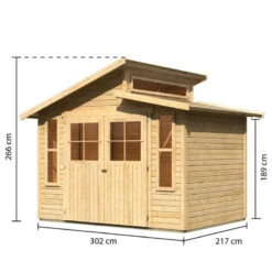 Abri De Jardin En Bois 6,55m² Avec Toit En Gradins - Grauburg 6 - Karibu 11 Abri De Jardin En Bois 6,55m² Avec Toit En Gradins - Grauburg 6 - Karibu -Jardin Soldes abri de jardin en bois 655m avec toit en gradins grauburg 6 karibu 3