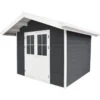 Abri De Jardin En Bois Composite 28mm Anthracite 7,78m² PREMIUM - Woodlife Garden -Jardin Soldes abri de jardin en bois composite 28mm anthracite 778m premium woodlife garden
