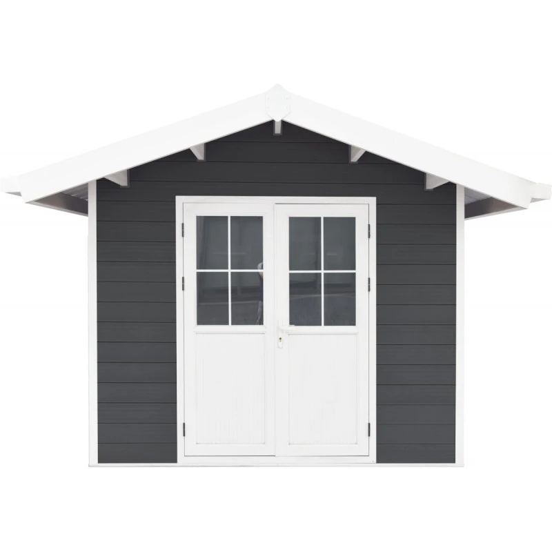 Abri De Jardin En Bois Composite 28mm Anthracite 7,78m² PREMIUM - Woodlife Garden 5 Abri De Jardin En Bois Composite 28mm Anthracite 7,78m² PREMIUM - Woodlife Garden – Image 3