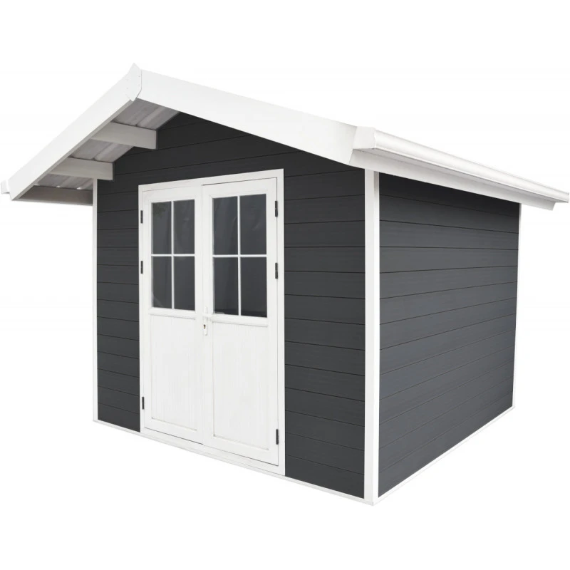 Abri De Jardin En Bois Composite 28mm Anthracite 7,78m² PREMIUM - Woodlife Garden 3 Abri De Jardin En Bois Composite 28mm Anthracite 7,78m² PREMIUM - Woodlife Garden