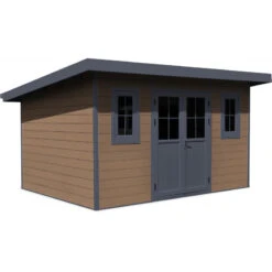 Abri De Jardin En Bois Composite 28mm Aspect Bois 12m² PREMIUM Toit Monopente - Woodlife Garden 10 Abri De Jardin En Bois Composite 28mm Aspect Bois 12m² PREMIUM Toit Monopente - Woodlife Garden -Jardin Soldes abri de jardin en bois composite 28mm aspect bois 12m premium toit monopente woodlife garden 2