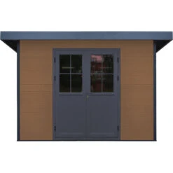 Abri De Jardin En Bois Composite 28mm Aspect Bois 4,41m² PREMIUM Toit Plat - Woodlife Garden 10 Abri De Jardin En Bois Composite 28mm Aspect Bois 4,41m² PREMIUM Toit Plat - Woodlife Garden -Jardin Soldes abri de jardin en bois composite 28mm aspect bois 441m premium toit plat woodlife garden 2