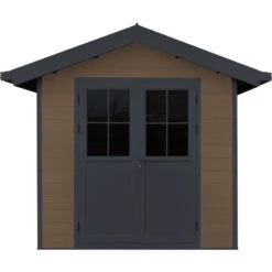 Abri De Jardin En Bois Composite 28mm Aspect Bois 4,77m² PREMIUM - Woodlife Garden -Jardin Soldes abri de jardin en bois composite 28mm aspect bois 477m premium woodlife garden 2