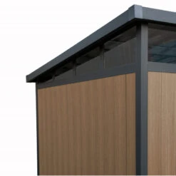 Abri De Jardin En Bois Composite 28mm Aspect Bois 5,28m² WINSTON Skylight - Woodlife Garden -Jardin Soldes abri de jardin en bois composite 28mm aspect bois 528m winston skylight woodlife garden 4