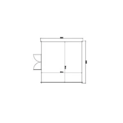 Abri De Jardin En Bois Composite 28mm Bois Vieilli 14,44m² Double Porte Alu Et Double Vitrage - WoodLife Garden -Jardin Soldes abri de jardin en bois composite 28mm bois vieilli 1444m double porte alu et double vitrage woodlife 5