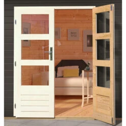 Abri De Jardin En Bois Gris Terre 5,95m² Avec Toit En Gradins - Grönelo - Karibu -Jardin Soldes abri de jardin en bois gris terre 595m avec toit en gradins gronelo karibu 5