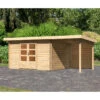 Abri De Jardin En Bois Massif 10,60m² Bastrup 7 Avec Appentis 200cm Et Paroi Arrière – Karibu 1 Abri De Jardin En Bois Massif 10,60m² Bastrup 7 Avec Appentis 200cm Et Paroi Arrière – Karibu -Jardin Soldes abri de jardin en bois massif 1060m bastrup 7 avec appentis 200cm et paroi arriere woodfeeling