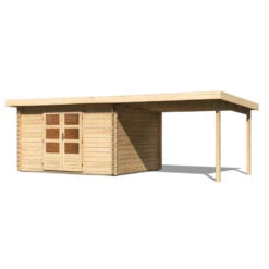 Abri De Jardin En Bois Massif 10,60m² Bastrup 7 Avec Appentis 300cm – Karibu 10 Abri De Jardin En Bois Massif 10,60m² Bastrup 7 Avec Appentis 300cm – Karibu -Jardin Soldes abri de jardin en bois massif 1060m bastrup 7 avec appentis 300cm woodfeeling 2