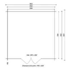 Abri De Jardin En Bois Massif 13m² PRIMO - Madriers 28mm Gardy Shelter -Jardin Soldes abri de jardin en bois massif 13m primo madriers 28mm gardy shelter 2