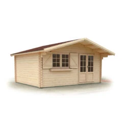 Abri De Jardin En Bois Massif 44mm - 19,82m² Lilac – Forest Style 9 Abri De Jardin En Bois Massif 44mm - 19,82m² Lilac – Forest Style -Jardin Soldes abri de jardin en bois massif 1982m lilac forest style 2