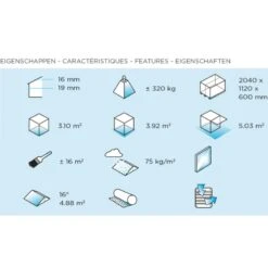 Abri De Jardin En Bois Massif 19mm Essen Porte Simple 3,92m² SOLID -Jardin Soldes abri de jardin en bois massif 19mm essen porte simple 392m solid 4