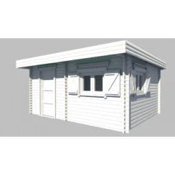 Abri De Jardin En Bois Massif 25,38m² – Madriers 60mm – Toiture En Bac Acier – Habrita -Jardin Soldes abri de jardin en bois massif 2538m madriers 60mm toiture en bac acier habrita 2