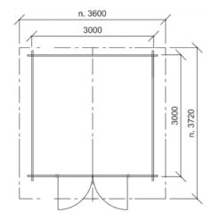 Abri De Jardin En Bois Massif 28mm Hilla 9m² + Plancher - Luoman -Jardin Soldes abri de jardin en bois massif 28mm hilla 9m plancher luoman 2