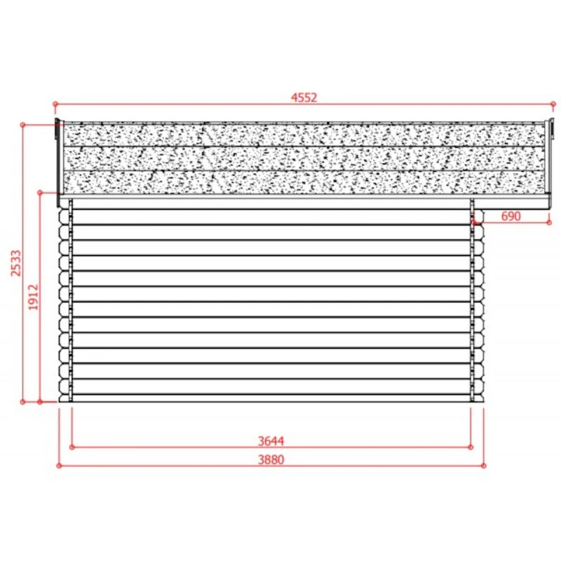 Abri De Jardin En Bois Massif 28mm ZÜRICH Avec Double Porte 19,71m² - SOLID 6 Abri De Jardin En Bois Massif 28mm ZÜRICH Avec Double Porte 19,71m² - SOLID – Image 4