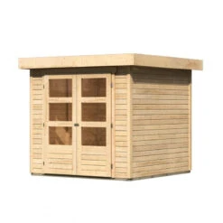 Abri De Jardin En Bois Massif 4,62m² Askola 2 – Karibu -Jardin Soldes abri de jardin en bois massif 462m askola 2 woodfeeling 2
