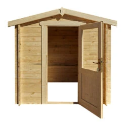 Abri De Jardin En Bois Massif 4m² PRIMO - Madriers 28mm Gardy Shelter -Jardin Soldes abri de jardin en bois massif 4m primo madriers 28mm gardy shelter 5