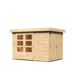 Abri De Jardin En Bois Massif 6,25m² Retola 2 Avec Armoire Intégrée – Karibu 10 Abri De Jardin En Bois Massif 6,25m² Retola 2 Avec Armoire Intégrée – Karibu -Jardin Soldes abri de jardin en bois massif 625m retola 2 avec armoire integree woodfeeling 2