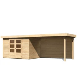 Abri De Jardin En Bois Massif 6,55m² Askola 4 Avec Appentis 280cm Et Paroi Arrière – Karibu 10 Abri De Jardin En Bois Massif 6,55m² Askola 4 Avec Appentis 280cm Et Paroi Arrière – Karibu -Jardin Soldes abri de jardin en bois massif 655m askola 4 avec appentis 280cm et paroi arriere woodfeeling 2