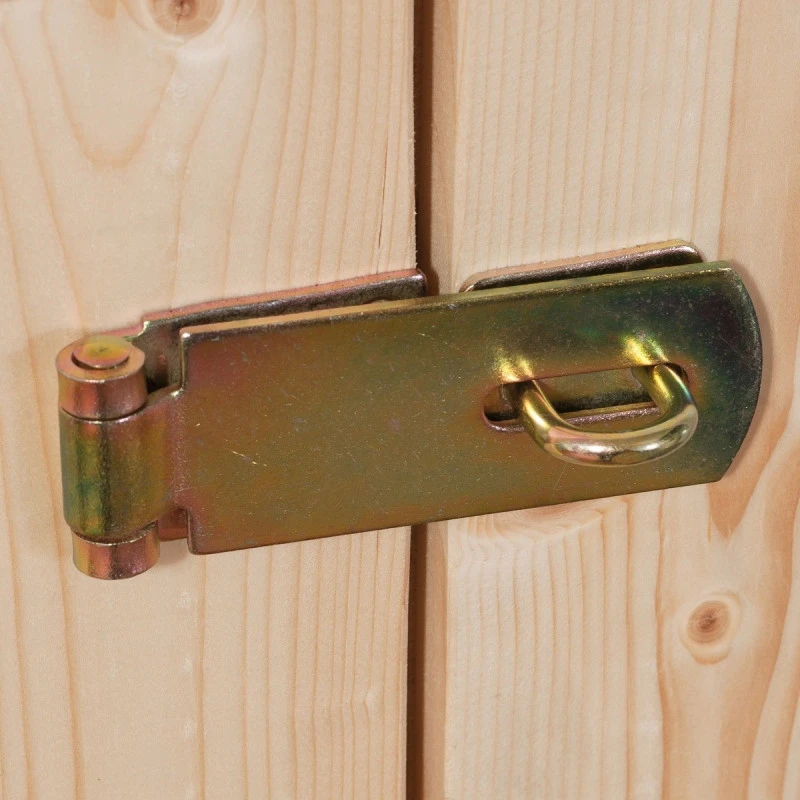 Abri De Jardin En Bois Massif 6,55m² Askola 4 Avec Appentis 280cm Et Paroi Arrière – Karibu 8 Abri De Jardin En Bois Massif 6,55m² Askola 4 Avec Appentis 280cm Et Paroi Arrière – Karibu – Image 6