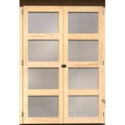 Abri De Jardin En Bois Massif 8,77m² Avec Cloison Intérieure Mühlentrup 1 – Karibu -Jardin Soldes abri de jardin en bois massif 877m avec cloison interieure muhlentrup 1 woodfeeling 5