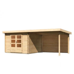 Abri De Jardin En Bois Massif 8,82m² Bastrup 5 Avec Appentis 300cm Et Paroi Arrière – Karibu 10 Abri De Jardin En Bois Massif 8,82m² Bastrup 5 Avec Appentis 300cm Et Paroi Arrière – Karibu -Jardin Soldes abri de jardin en bois massif 882m bastrup 5 avec appentis 300cm et paroi arriere woodfeeling 2