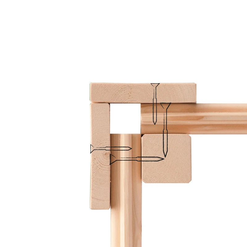 Abri De Jardin En Bois Massif 8,88m² Kastorf 7 Avec Appentis 320cm Et Paroi Arrière – Karibu 8 Abri De Jardin En Bois Massif 8,88m² Kastorf 7 Avec Appentis 320cm Et Paroi Arrière – Karibu – Image 6