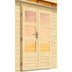 Abri De Jardin En Bois Massif 8,88m² Kastorf 7 Avec Appentis 320cm – Karibu 11 Abri De Jardin En Bois Massif 8,88m² Kastorf 7 Avec Appentis 320cm – Karibu -Jardin Soldes abri de jardin en bois massif 888m kastorf 7 avec appentis 320cm karibu 3