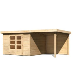 Abri De Jardin En Bois Massif 9,24m² Askola 6 Avec Appentis 240cm Et Paroi Arrière – Karibu 10 Abri De Jardin En Bois Massif 9,24m² Askola 6 Avec Appentis 240cm Et Paroi Arrière – Karibu -Jardin Soldes abri de jardin en bois massif 924m askola 6 avec appentis 240cm et paroi arriere woodfeeling 2