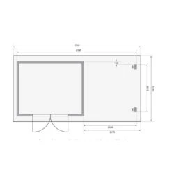Abri De Jardin En Bois Massif Anthracite 10,60m² Bastrup 7 Avec Appentis 300cm Et Paroi Arrière – Karibu -Jardin Soldes abri de jardin en bois massif anthracite 1060m bastrup 7 avec appentis 300cm et paroi arriere woodfeeling 2