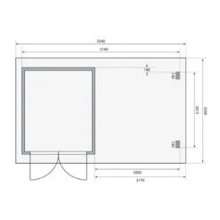Abri De Jardin En Bois Massif Anthracite 7,04m² Bastrup 4 Avec Appentis 300cm – Karibu -Jardin Soldes abri de jardin en bois massif anthracite 704m bastrup 4 avec appentis 300cm woodfeeling 2