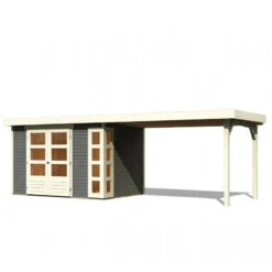 Abri De Jardin En Bois Massif Gris Terre 6,55m² Kerko 4 Avec Appentis 280cm – Karibu 11 Abri De Jardin En Bois Massif Gris Terre 6,55m² Kerko 4 Avec Appentis 280cm – Karibu -Jardin Soldes abri de jardin en bois massif gris terre 655m kerko 4 avec appentis 280cm woodfeeling 3