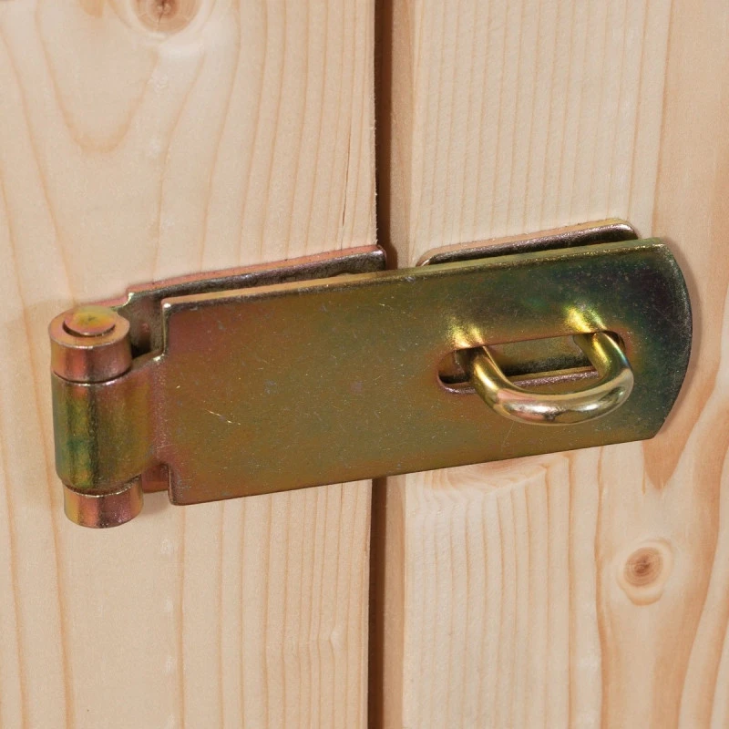 Abri De Jardin En Bois Massif Gris Terre 7,43m² Askola 5 Avec Appentis 280cm Et Paroi Arrière – Karibu 8 Abri De Jardin En Bois Massif Gris Terre 7,43m² Askola 5 Avec Appentis 280cm Et Paroi Arrière – Karibu – Image 6