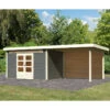Abri De Jardin En Bois Massif Gris Terre 8,88m² Kandern 7 Avec Appentis 320cm Et Paroi Arrière – Karibu 1 Abri De Jardin En Bois Massif Gris Terre 8,88m² Kandern 7 Avec Appentis 320cm Et Paroi Arrière – Karibu -Jardin Soldes abri de jardin en bois massif gris terre 888m kandern 7 avec appentis 320cm et paroi arriere woodfeeling