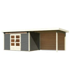 Abri De Jardin En Bois Massif Gris Terre 8,88m² Kandern 7 Avec Appentis 320cm Et Paroi Arrière – Karibu 11 Abri De Jardin En Bois Massif Gris Terre 8,88m² Kandern 7 Avec Appentis 320cm Et Paroi Arrière – Karibu -Jardin Soldes abri de jardin en bois massif gris terre 888m kandern 7 avec appentis 320cm et paroi arriere woodfeeling 3