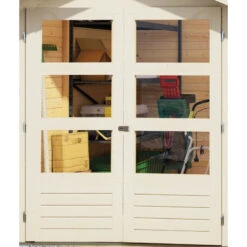 Abri De Jardin En Bois Massif Gris Terre 9,24m² Askola 6 Avec Appentis 280cm – Karibu 12 Abri De Jardin En Bois Massif Gris Terre 9,24m² Askola 6 Avec Appentis 280cm – Karibu -Jardin Soldes abri de jardin en bois massif gris terre 924m askola 6 avec appentis 280cm woodfeeling 4